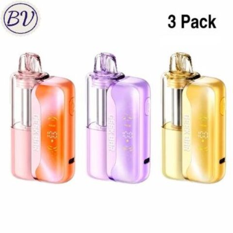 3 Pack Geek Bar Mate 60K Puffs Disposable Vape Wholesale