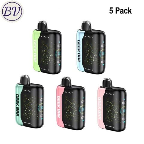 5 Pack Geek Bar Pulse X 25K Puffs Disposable Vape Wholesale