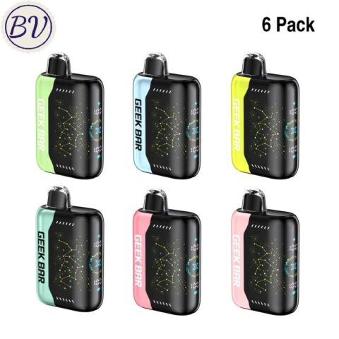 6 Pack Geek Bar Pulse X 25K Puffs Disposable Vape Wholesale